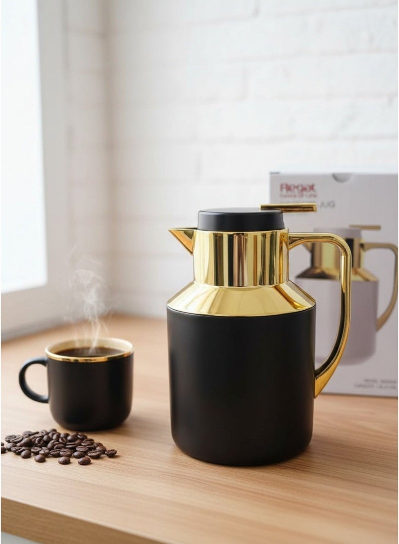 ريجال ترمس من ريجال حراري فاكيوم 1 لتر حافظ للحرارة والبرودة للمشروبات ١٢ ساعه 🌡 ٢٤ ساعه ❄️ - Image 5